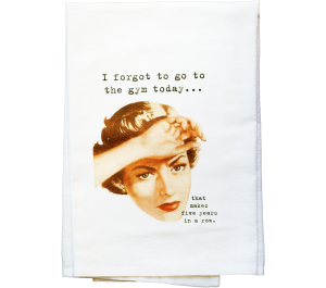 Gym Flour Sack Kitchen Tea Towel